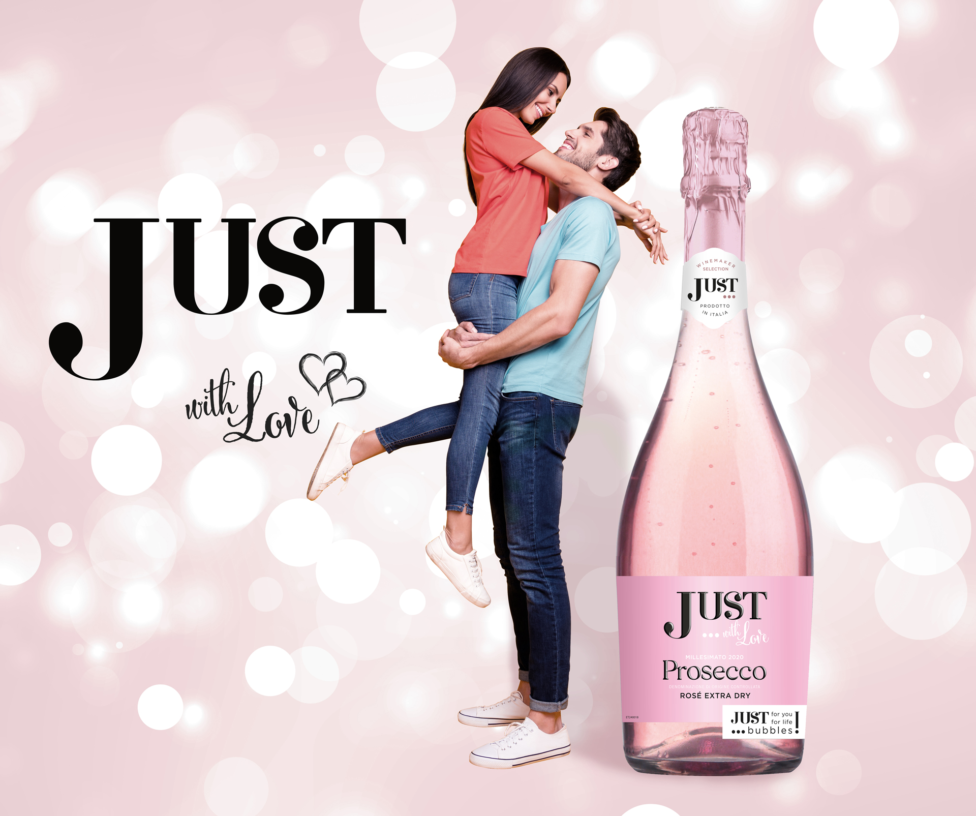 JUST "with love" Prosecco Rose